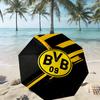Borussia Dortmund Druckschirm Automatisches Öffnen/Schließen - Tragbares faltbares Design - Tägliche Nutzung für Reisen/Outdoor - Geschenk zum Geburtstag