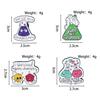 Cute Atom Cartoon Brooch: Drip Oil Alloy Badge for Student Backpacks, Jewelry, and Accessories