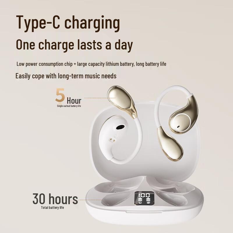 Lenovo Zestaw słuchawkowy sportowy Bluetooth z zaczepem na ucho TA320