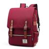 Luxurious Durable Canvas Leather Travel Backpack With Comfortable Shoulder Strap