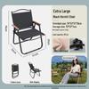 Portable Foldable Camping Table & Chair Set - Lightweight Roll-up Design for Outdoor Picnics and Camping