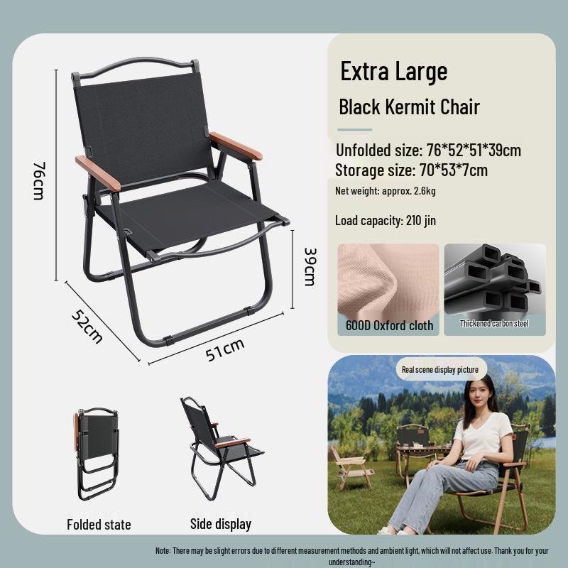 Portable Foldable Camping Table & Chair Set - Lightweight Roll-up Design for Outdoor Picnics and Camping