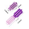50pcs/bag Purple Fluffy Clamps Rollers Pink DIY Curler Reusable Perm Hair Clip  Professional