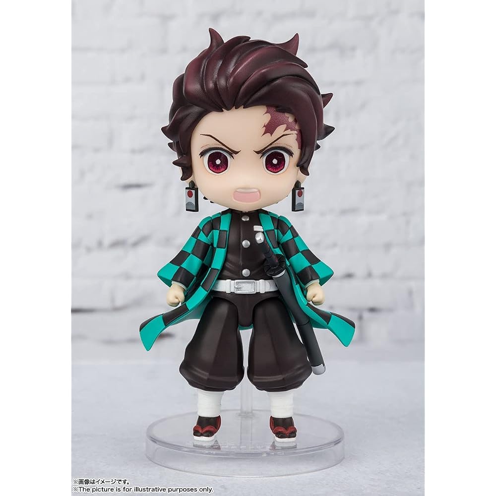 TAMASHII NATIONS Figuarts Mini Demon Slayer Kamado Tanjiro Water Breathing Approximately 90mm PVC...