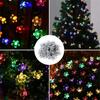 200/100/50/30/20LED Outdoor Courtyard Solar Fairy Lights Cherry Blossoms Solar String Lights Christmas Decorative Lighting Lamp