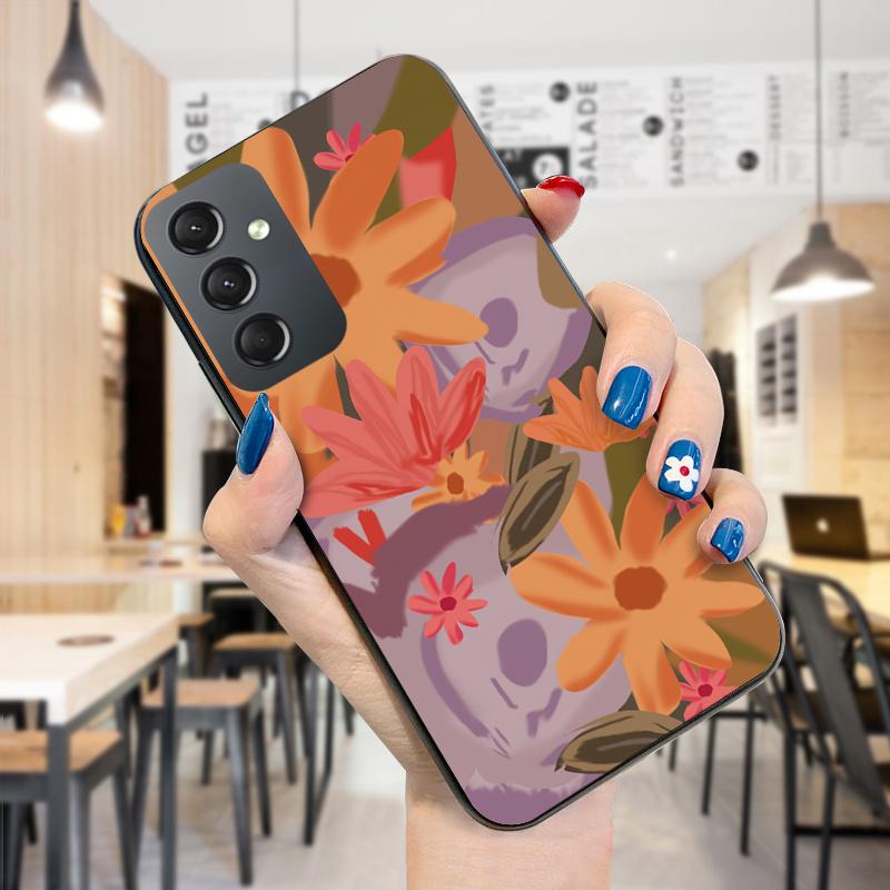 Painted Pattern Phone Case Shockproof Soft Silicone TPU Protective Phone Casing for Samsung Cover