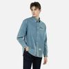 Evisu Graffiti Daruma Long Sleeve Shirt Men Shirts Denim-Blue 2ESHTM3SL111RXDN