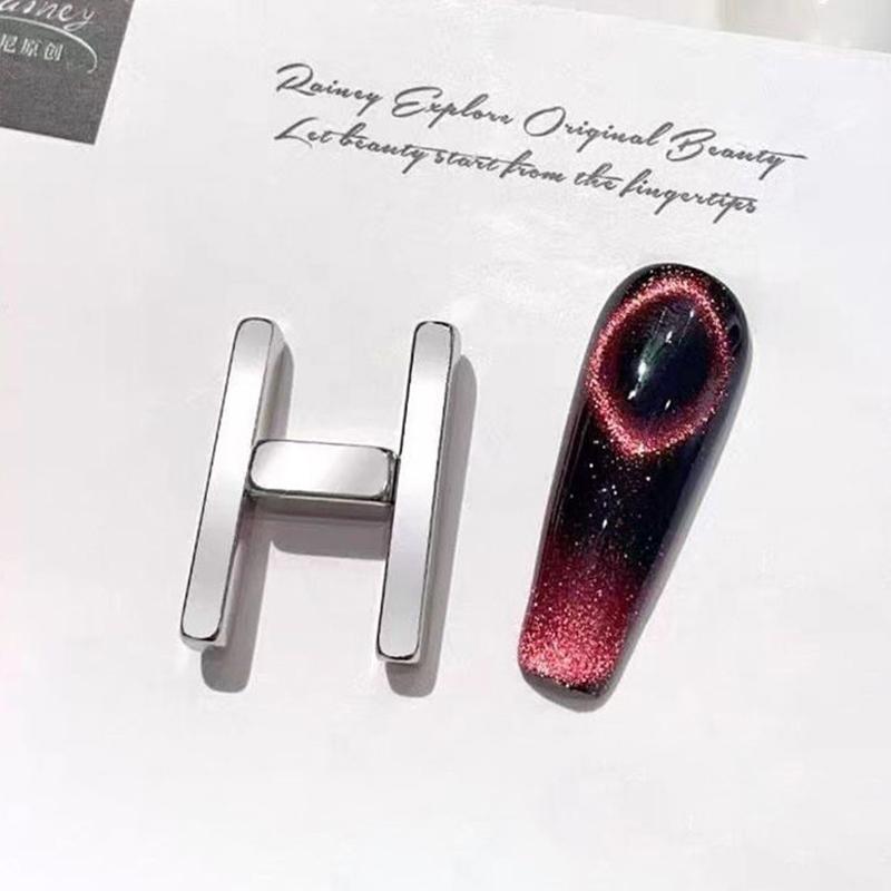 4 ks manikúra s multifunkčním magnetem na nehty salon Cat Eye s dlouhým proužkem Magnet na nehty francouzské kočičí oko sada pro nástroje s UV gelem