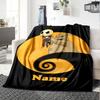 Custom Name The Nightmare Before Christmas Theme Printed Blanket - Perfect for Couch, Bed, Travel & Outdoor Use | Machine Washable, Cozy & Durable.