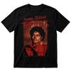 Michael Jackson Thriller Album Horror Grafika Vintage Czarny T-shirt