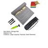 Jigsaw Puzzle Roll Mat Large Capacity Foldable Design Wear Resistant Puzzle Saver Jigsaw Puzzle Mat with Fixing Strap Set