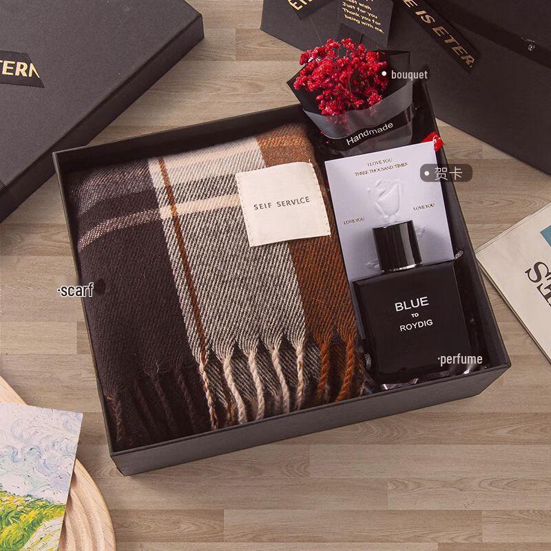 

Christmas Scarf and Mug Gift Set Scarf Gift Box Five