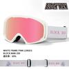 Dual-Layer Anti-Fog Ski Goggles With Windproof UV Protection Compatible Prescription Glasses Adults