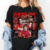 Carlos Sainz Ferrari F1 #55 Vintage Collage Grafické Tričko, Unisex Oversized Streetwear, Dárek pro Fanouška Formule 1