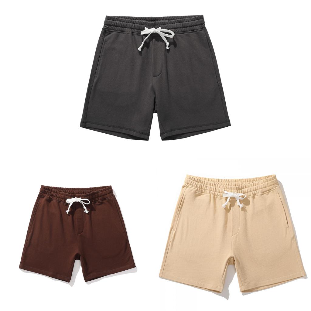 Men Summer Cotton Casual Shorts With Drawstring Waist For Active Wear And Youth Comfort