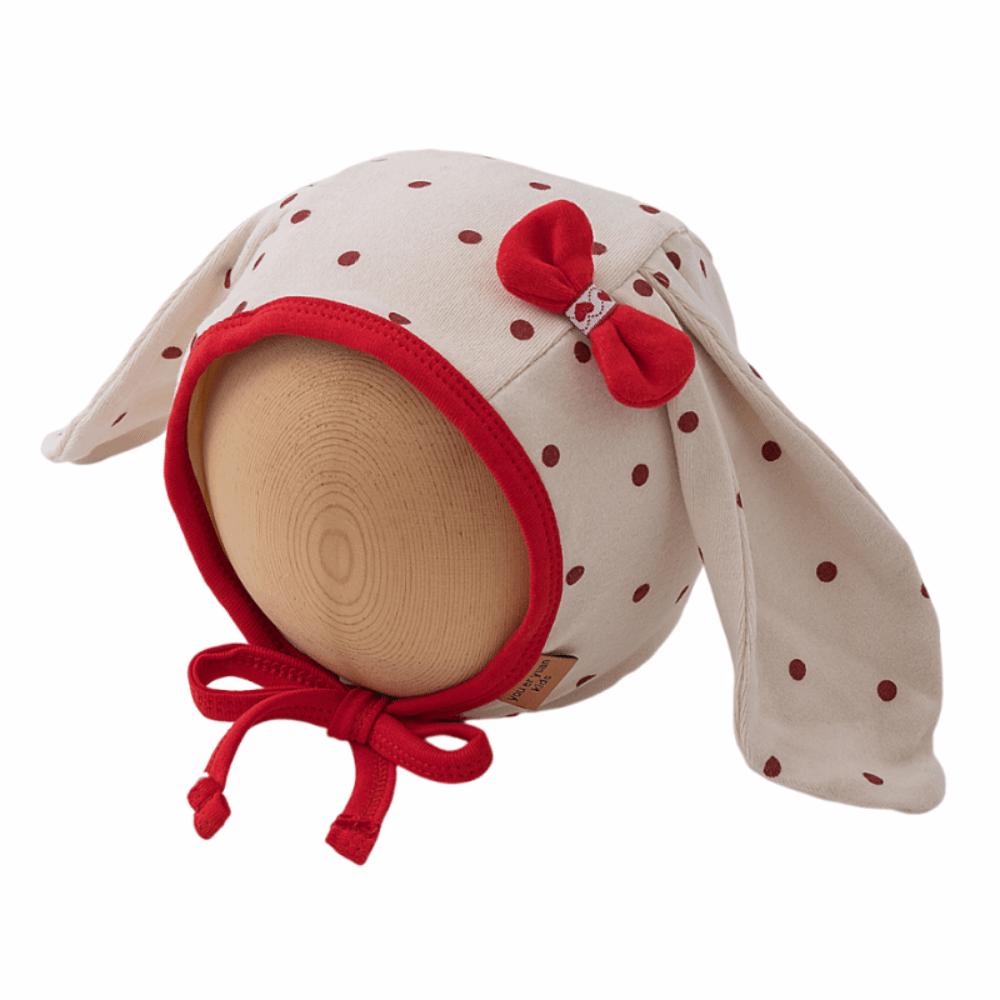 

Sweet Baby Ear Protection Hats Long Ear Baby Fetal Cap Korean Warm Kids Hats Children красный