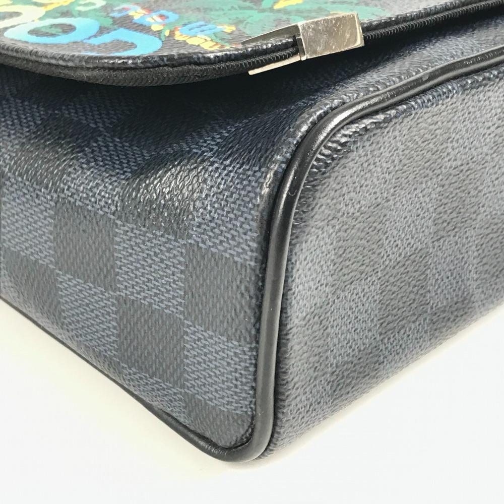 Louis Vuitton N50005 District PM Shoulder Bag Damier Cobalt Canvas