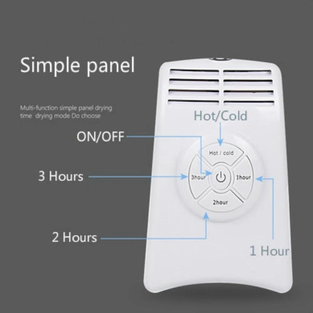 1 Pc Portable Clothes Dryer Shoes Rack Hangers Foldable Laundry Tumble Electric Machine Easy and Safe