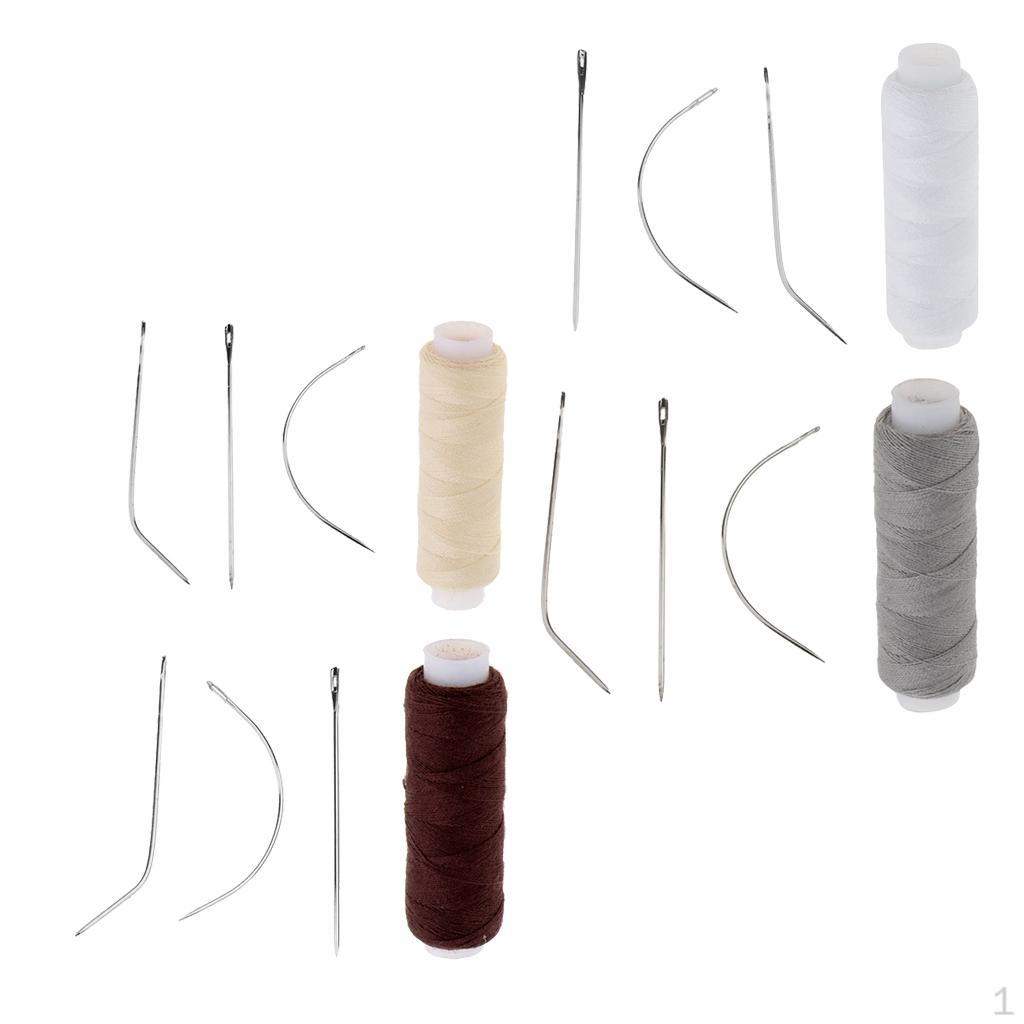 

16x Professional Salon Hair Weaving Sewing Decoration Thread