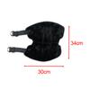 Motorcycle Knee Pads Winter Elastic for Bike Outdoor Activities Skating Oxford Cloth Plush  Winter Warm Windproof  Women Man