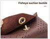 Retro Crazy Horse Genuine Cowhide Leather Flip-top Glasses Case