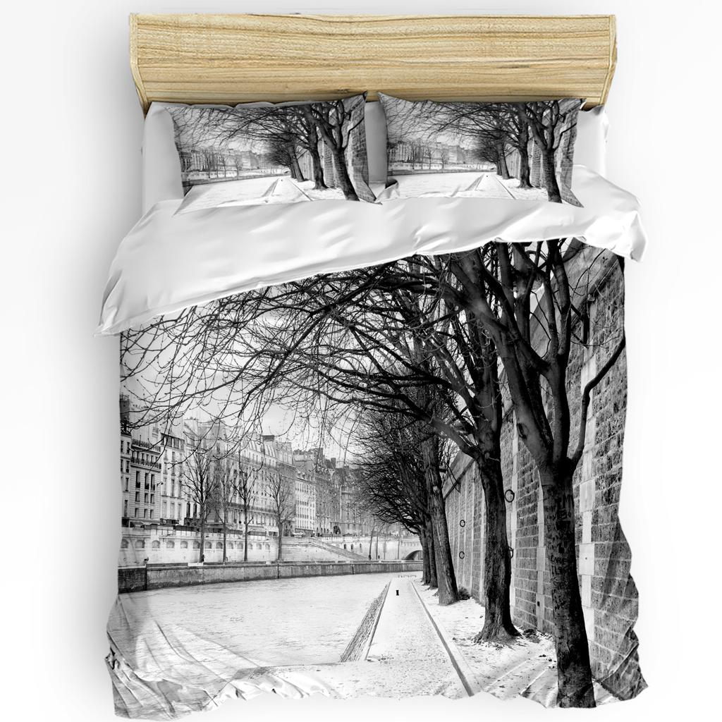 Cthulhu Monster Octopus Black And White Duvet Cover 3pcs Bedding Set Home Textile Quilt Cover Pillowcases Bedding Set No Sheet