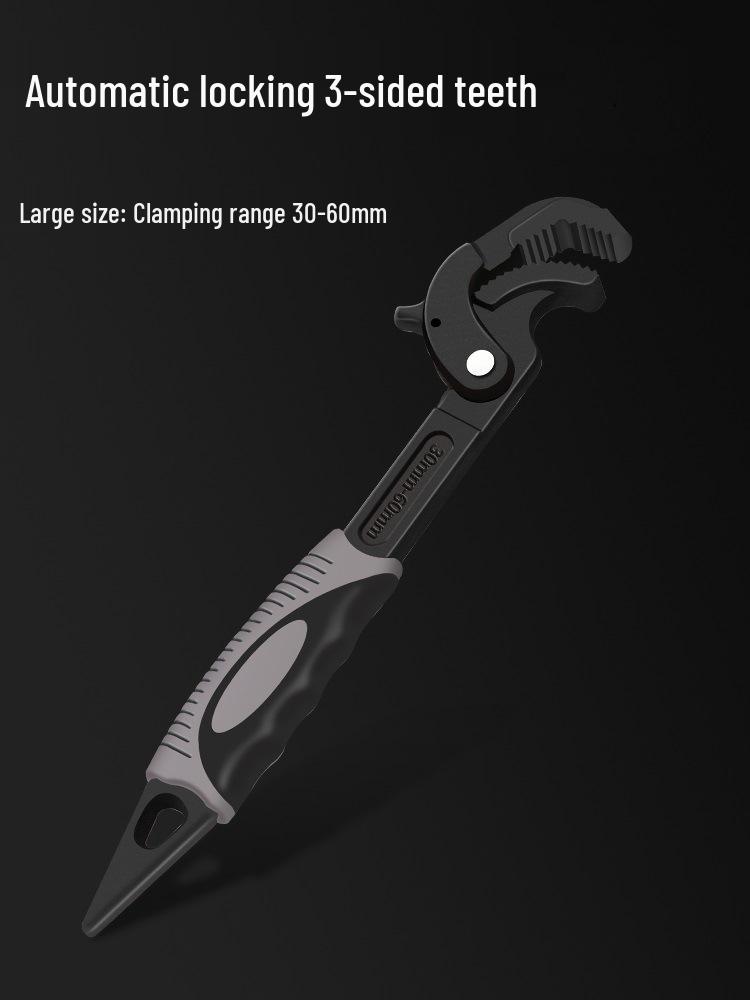 Multifunctional Universal Wrench Set with Extra Wide Adjustable Opening
