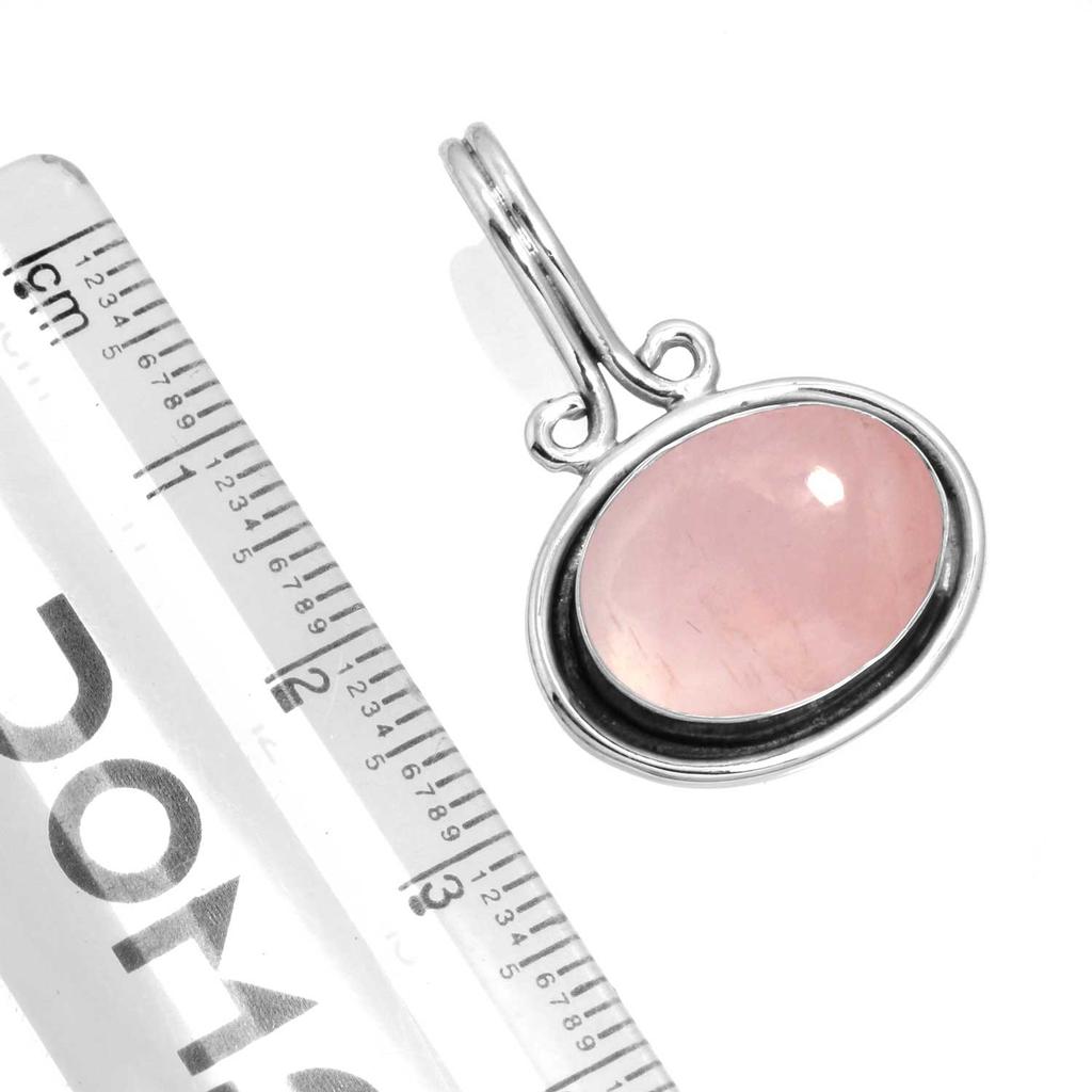 925 Sterlingsilber Anhänger Damen Edelstein Handgefertigter Schmuck Ostergeschenk Malachit Mondstein Rosenquarz Roter Stein Rauchtopas Tigerauge Mode