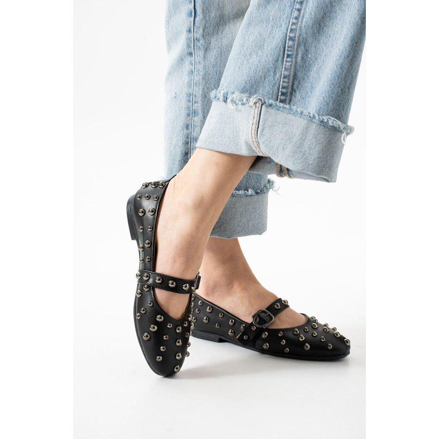 Women's Buckle Strap Flat Shoes