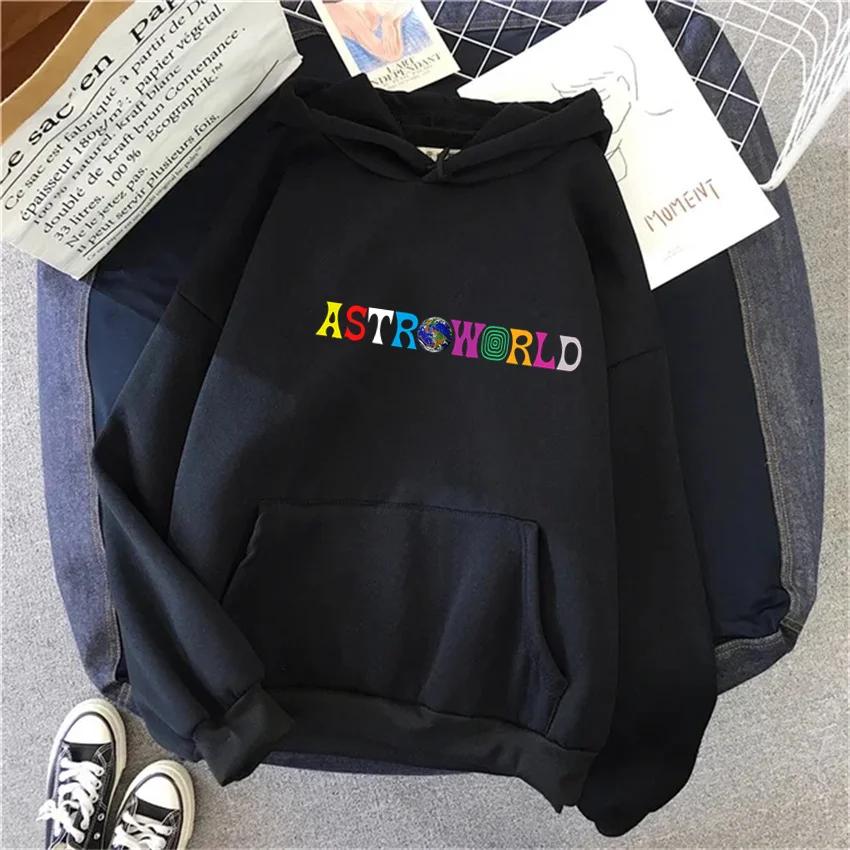 

ASTROWORLD Жіночі Худі Флісові Жіночі Повсякденні Пуловери Унісекс Вуличний Одяг Y2K Харадзюку Чоловічий Худі Одяг S