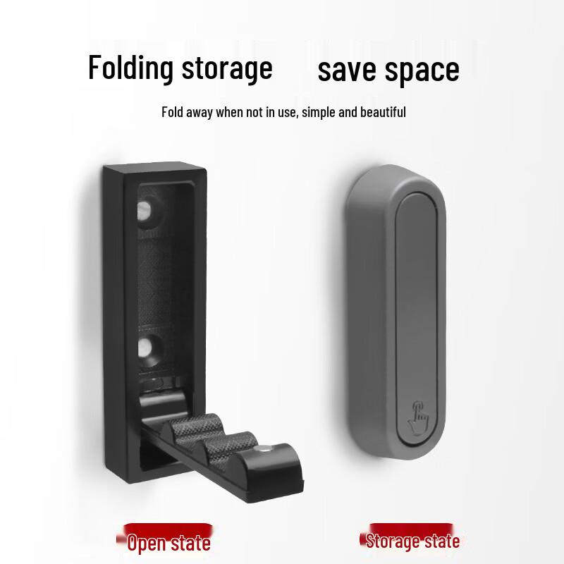 Embedded Zinc Alloy Foldable Wall Hook