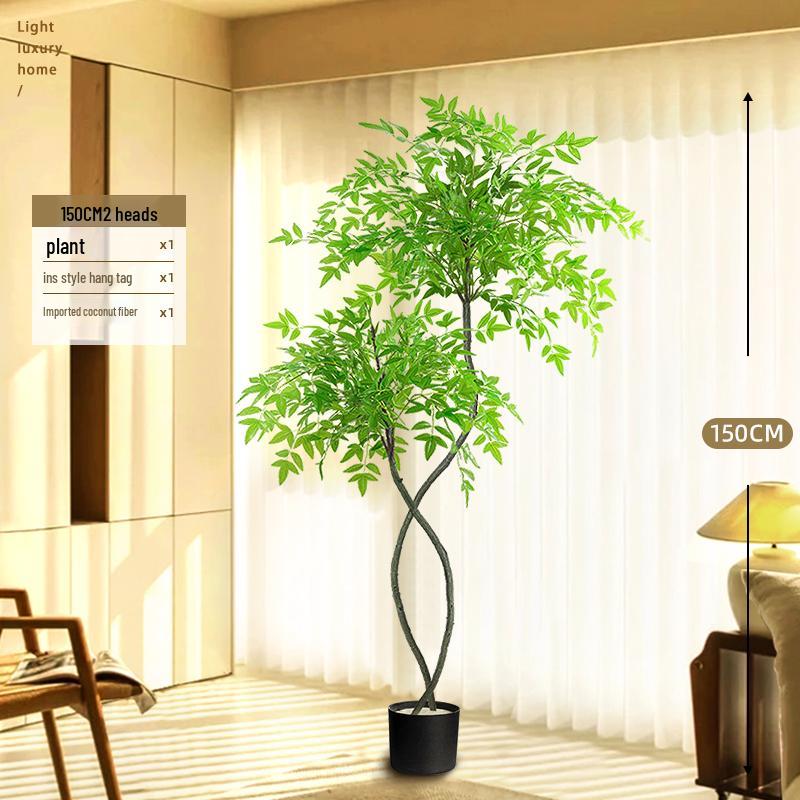 

Nandina Faux Plant - Luxury Indoor Floor Decor for Living Rooms