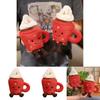 Peluche a forma di coppetta da gelato in tessuto a pelo corto per regalo per bambini e decorazione per la stanza dei bambini