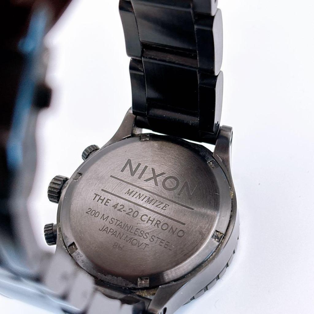 Used Operation NIXON 51-30 Chronograph All Black Watch