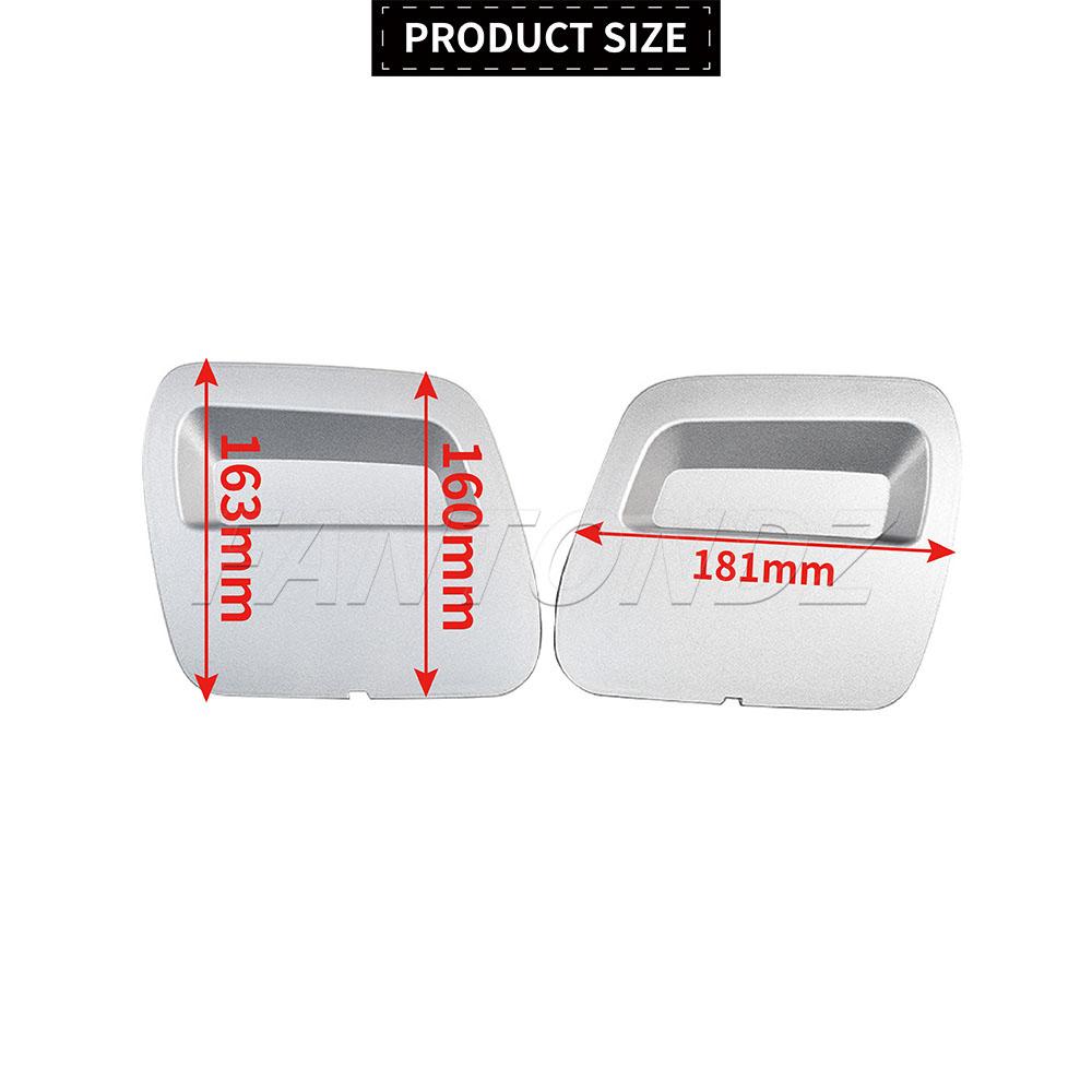 For Dacia Duster 2018-2021 Front Bumper Tow Bar Eye Cover Left Right 2 Pcs Set Gray/Black OEM 620721430R 620724861R 511802392R