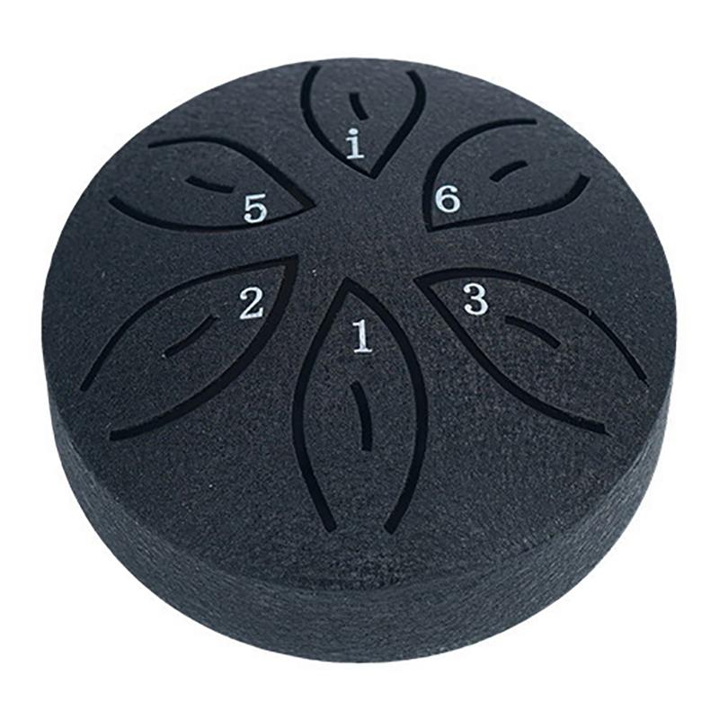 

Steel Tongue Drum Portable Rain Drum Hand Pan Drum Percussion Musical Instruments 3 Inch 6 Notes For Yoga Meditation Musical Toy