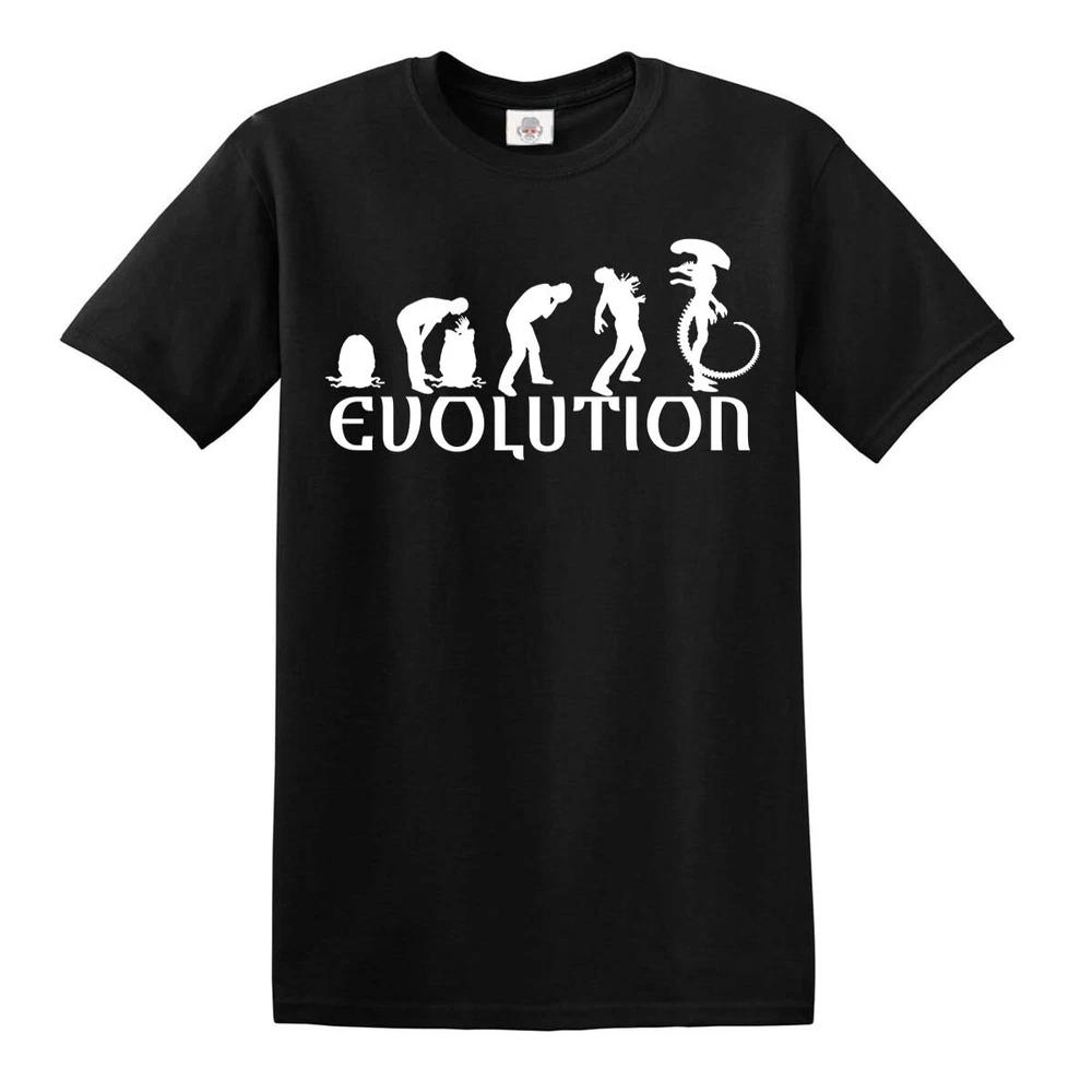 Alien evolution tshirt nostromo weyland sci fi alien inspired funny tshirt top 2XL