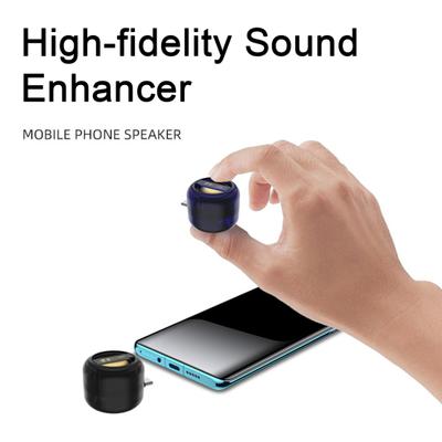 Mini Alto-falante Plug-and-play Amplificador de Alto-falante Portátil Subwoofer para Celular Caixa de Som para Casa