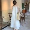 Summer new French gentle wind suspender dress women's design sense loose and thin seaside vacation beach dress