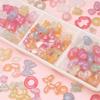 Acrylic Glitter Mermaid Beads Pack - Handmade Jelly Beads for DIY Bracelets & Apparel Accessories