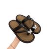 2024 Women's Versatile Rhinestone Bow Sandals: Casual Summer Beach Slippers