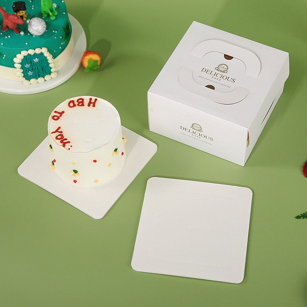 10 ks/Sada Čtvercové dortové podložky Kartonová podložka odolná proti mastnotě Dortový talíř Nový podnos na dortový dezert