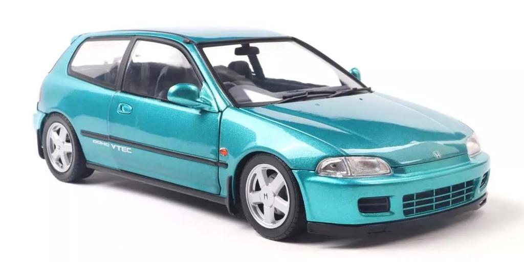 SOLIDO Scale Honda Civic 1991 Finished Product S1810405 1/18 (EG6) (Green)