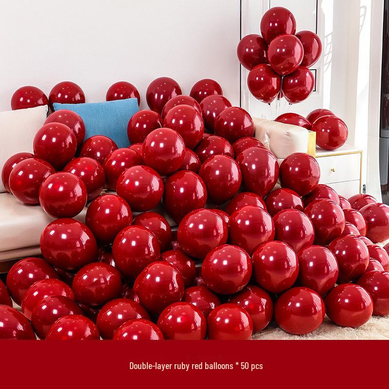 Wedding Balloon Decoration Set - Bedroom & Celebration Supplies for Engagements