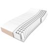 Pocket Spring Mattress Medium Cappuccino 90 x 190 x 20 cm Artificial Leather