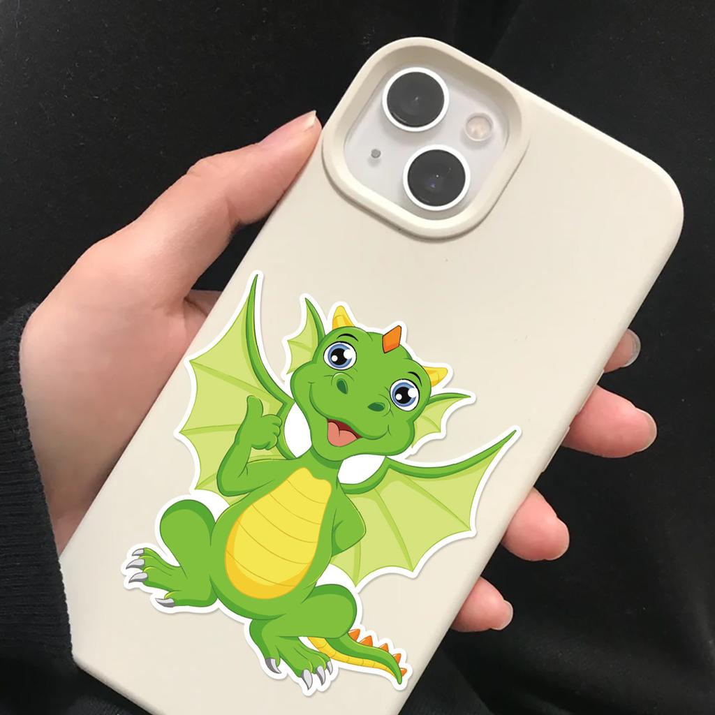 Non-Toxic 8 Sheets Dinosaur Series Stickers Cartoon Fun Puzzle Diy Face Changing Entertainment Parent Interactive Early Education Stickers