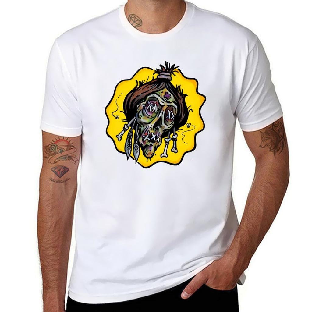 Shrunken Head Tshirt Basic All Season Solid Tshirt