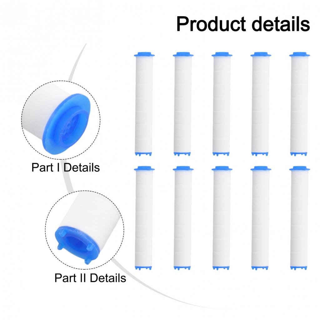 Shower Head Replacement Filters 10 Pcs of PP Cotton for Enhanced Water