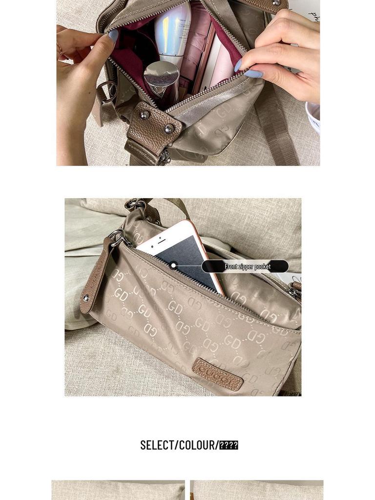 Wodoodporna damska torba typu cylindryczna z nylonu na ramię z 2023 r.