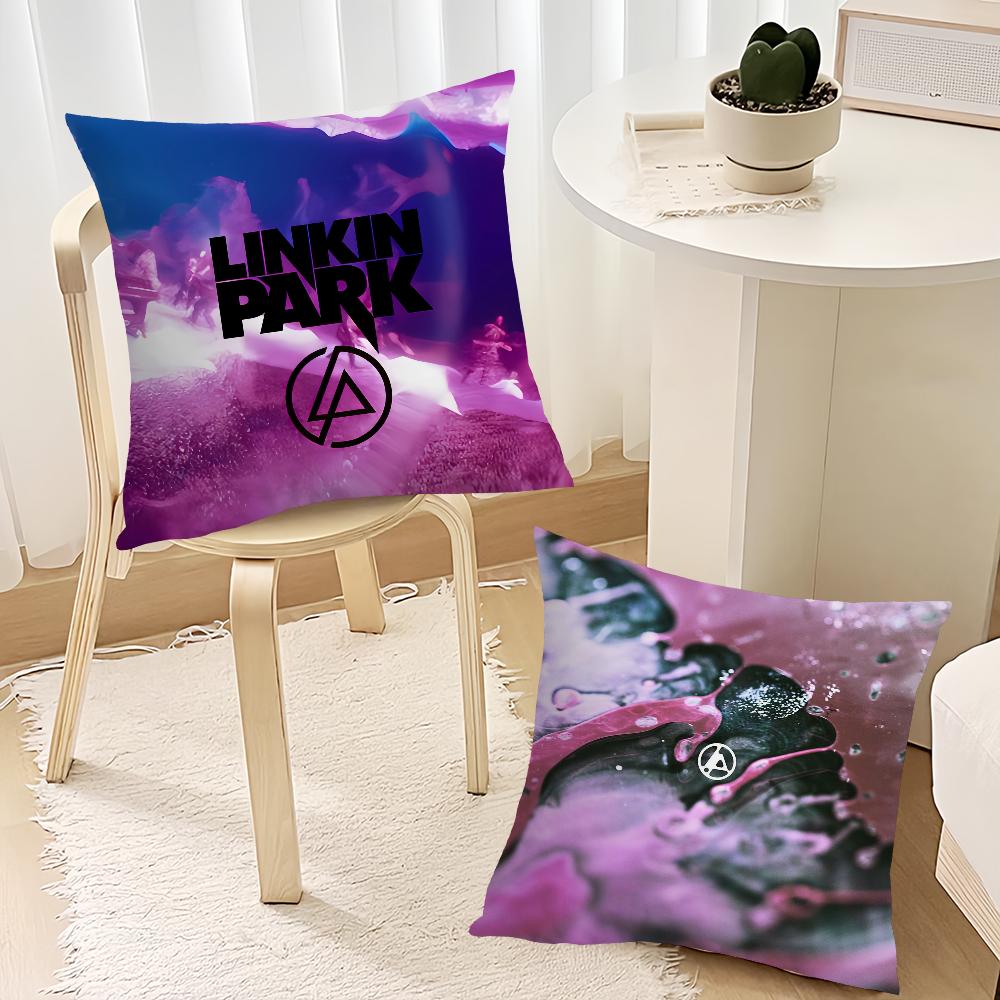 Rock Band From Zero Pillow Case Sofa Living Room Bedroom Headboard Backrest Cushion Square Cushion L-Linkin P-Park Nap Time